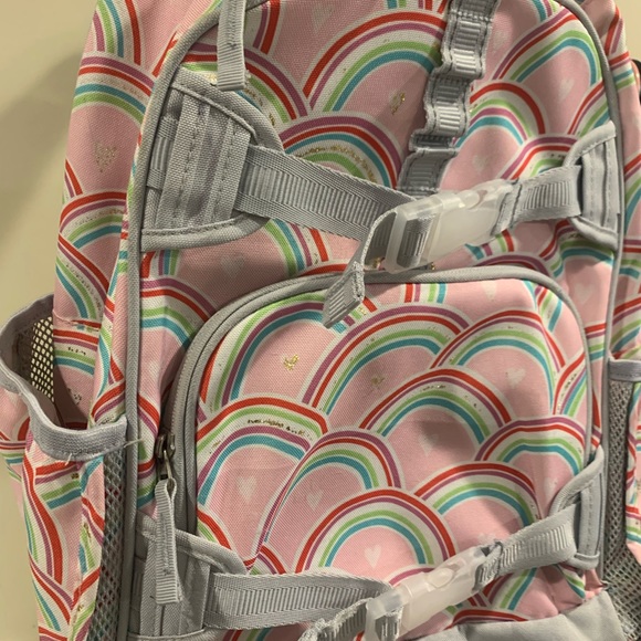 Pottery barn kids girls Mackenzie large backpack and classic lunch box euc - Picture 5 of 10
